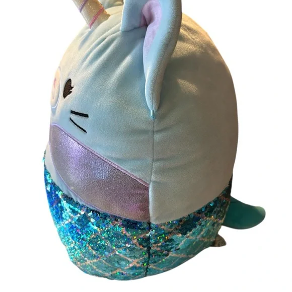 Squishmallows mermaid cat plush - Picture 2 of 8